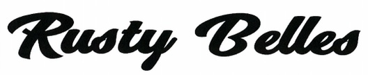 "Rusty Belles" graphics (words in bold letters)