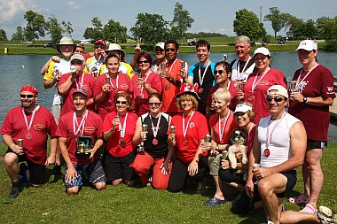 The 2009 collective team after a great day of racing in Welland!  1st place out of 7 teams!