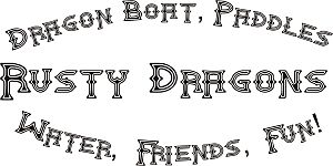 Front left design on Rusty Dragon's T-Shirt