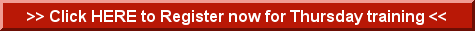 Registration is now OPEN for Thursday training.